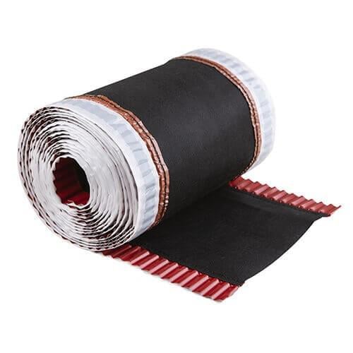 Лента вентиляционная коньковая КЕРАМАКС ALU 230 мм RAL 9011 (11518682)