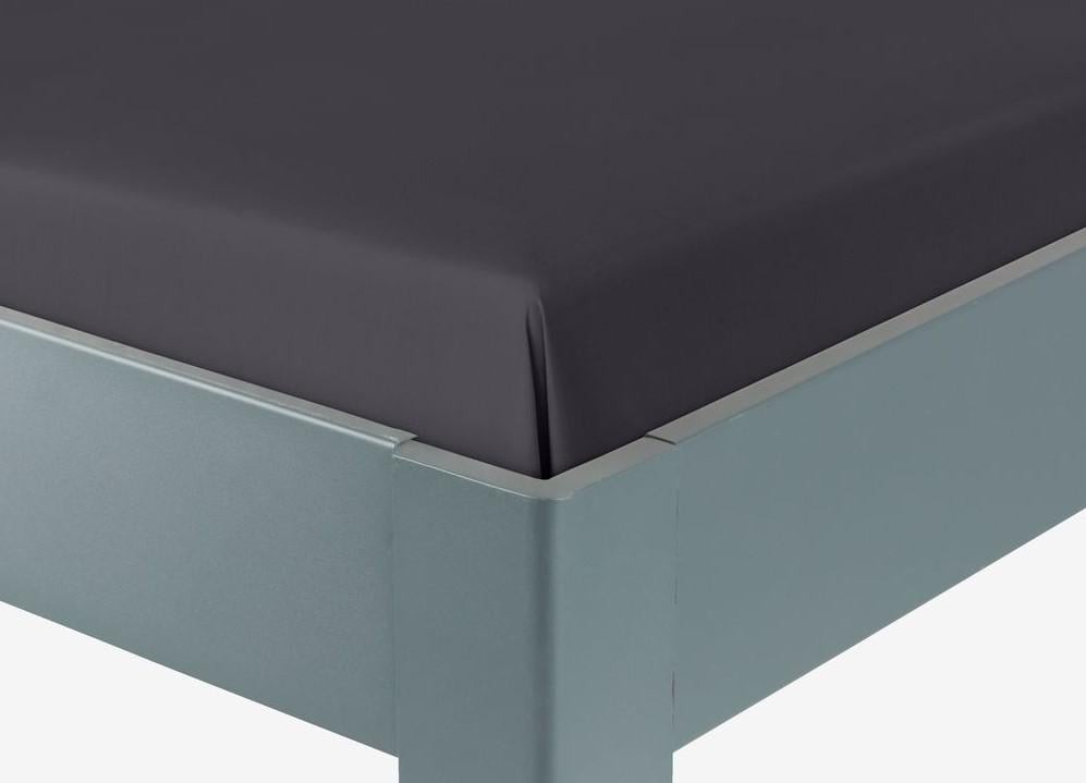 Простыня хлопковая 150x250 см Серый