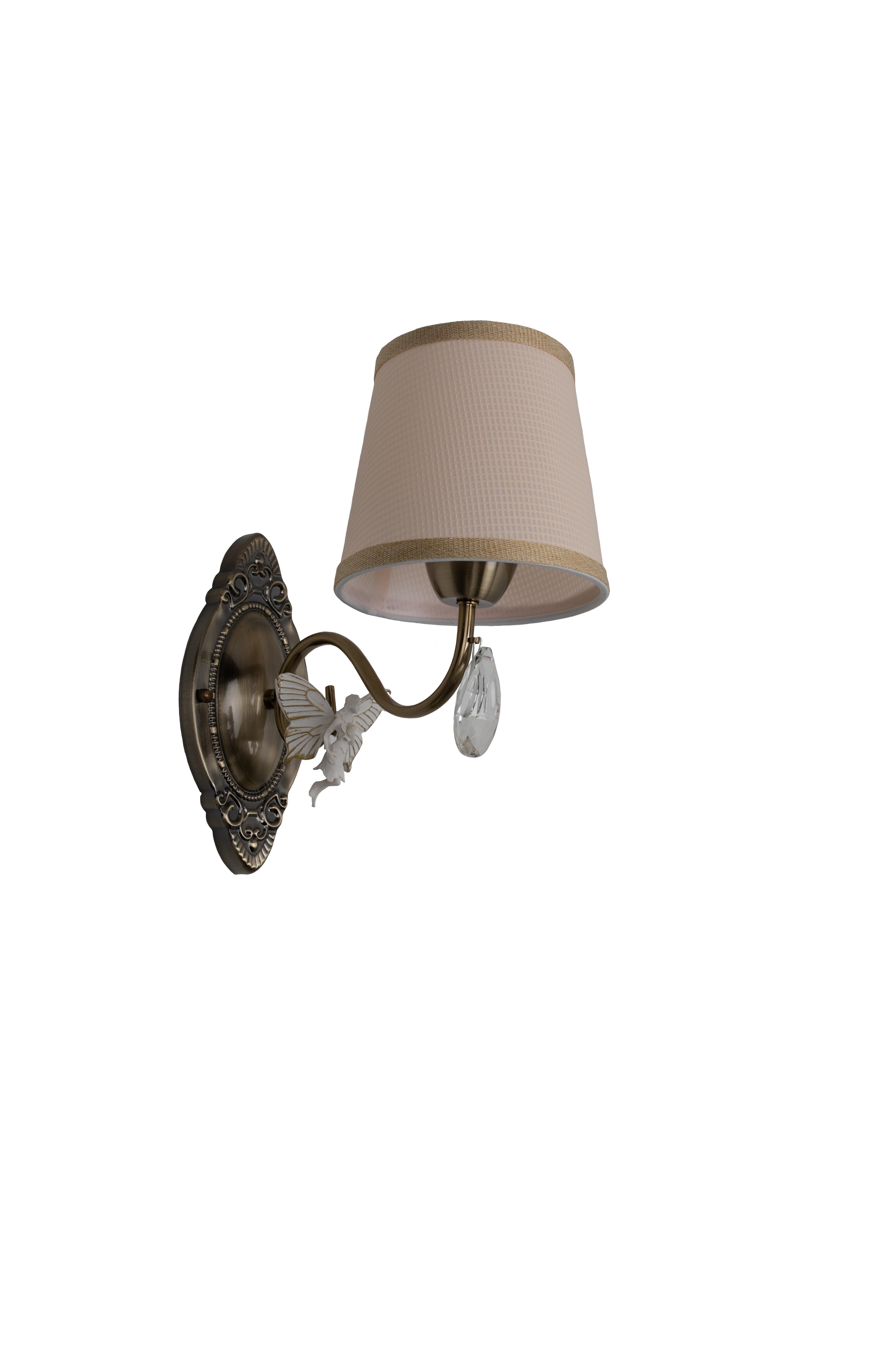 ᐉ Бра настенное классическое Sirius B N2761/1W на 1 плафон