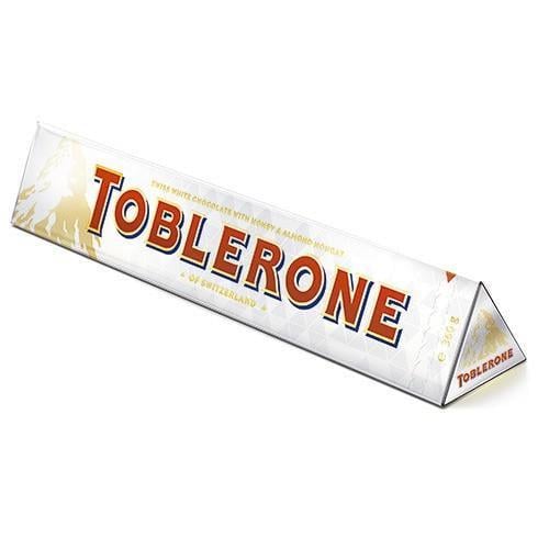 Шоколад Toblerone White Chocolate With Honey And Almond Nougat 100 г (1912794234)