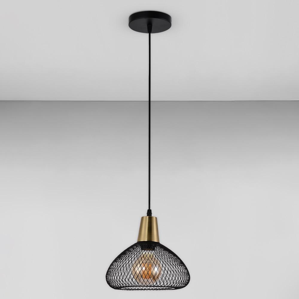 Люстра подвесная Lighthouse SRS-19513/1 BK/COPPER Черный/Медный