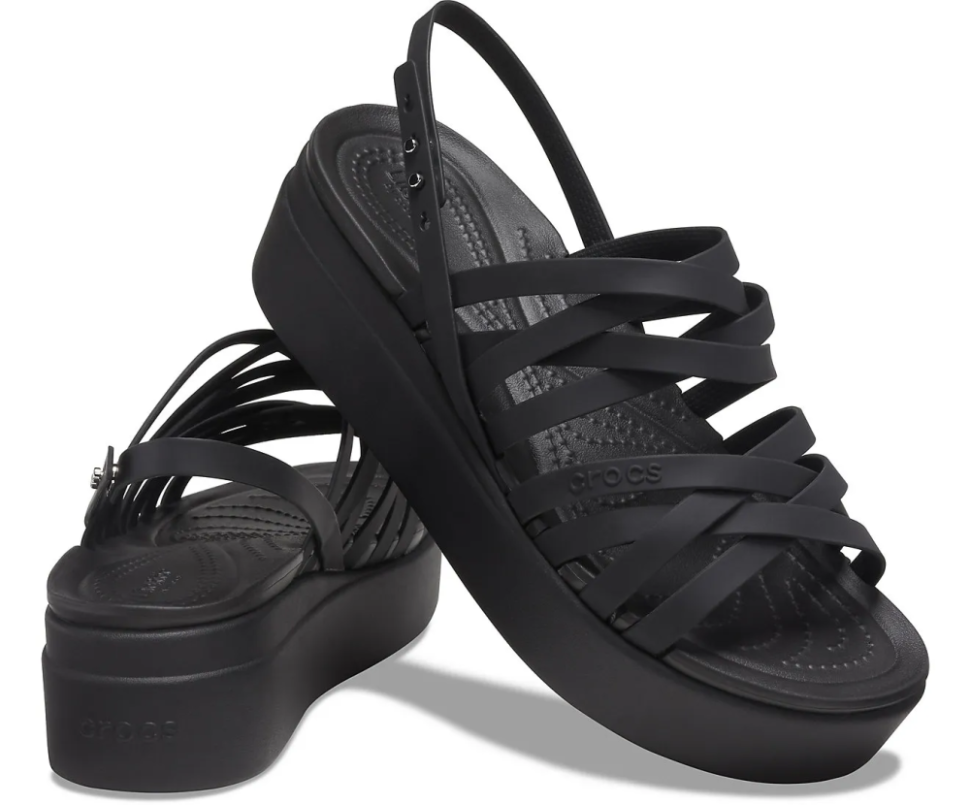 Сандалі жіночі Crocs Women´s Brooklyn Strappy Low Wedge р. 39/40 Black (14864)