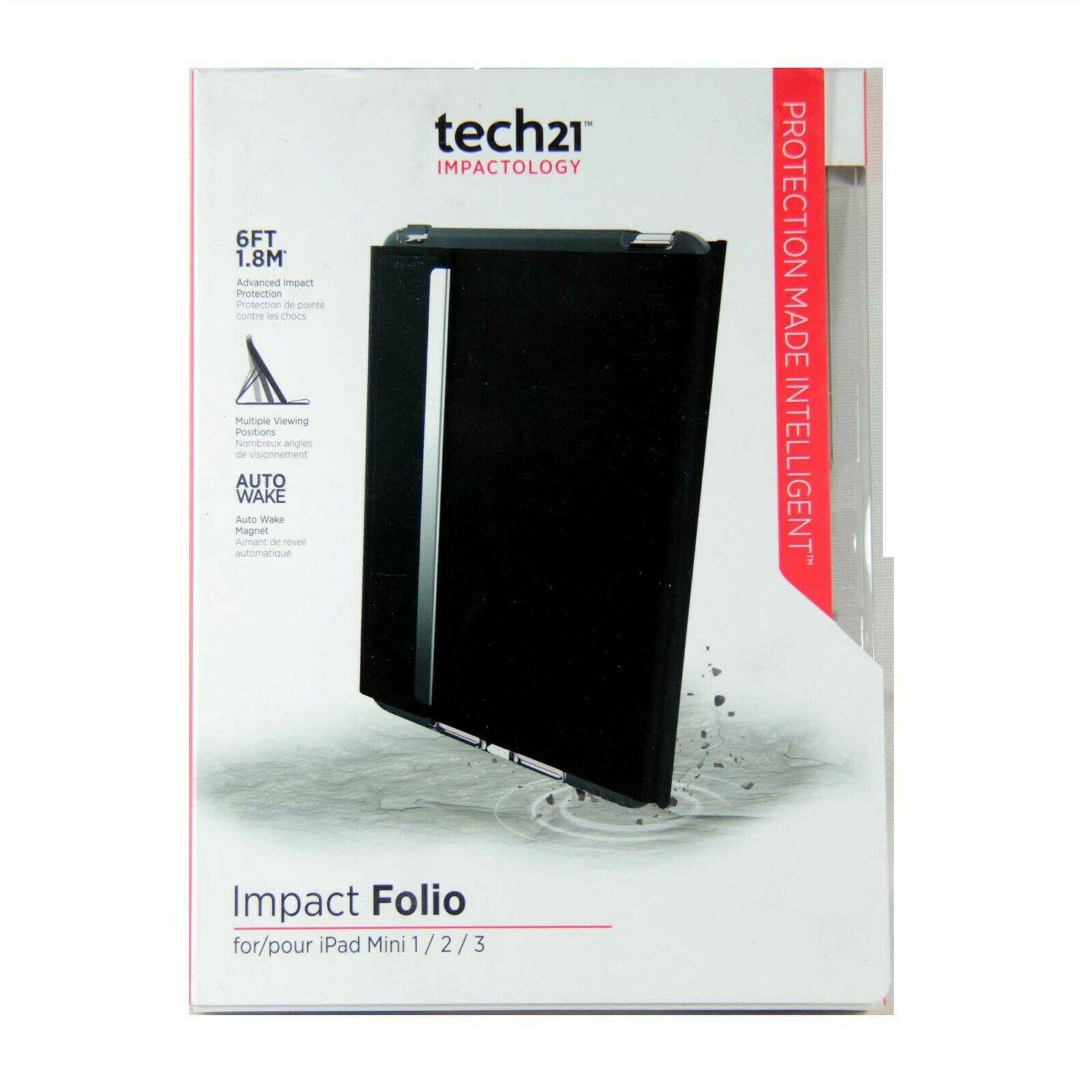 Чохол-книжка для планшета tech21 Impact Folio AP Apple iPad Mini 1 Mini 2 Mini 3 FLexShock (5522) - фото 3