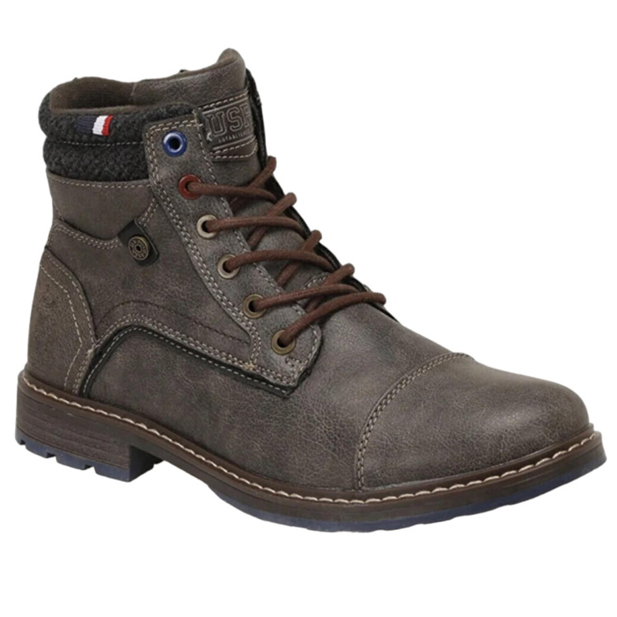 Ботинки мужские осенние U.S. POLO ASSN. р. 41 Коричневый (50000-41)