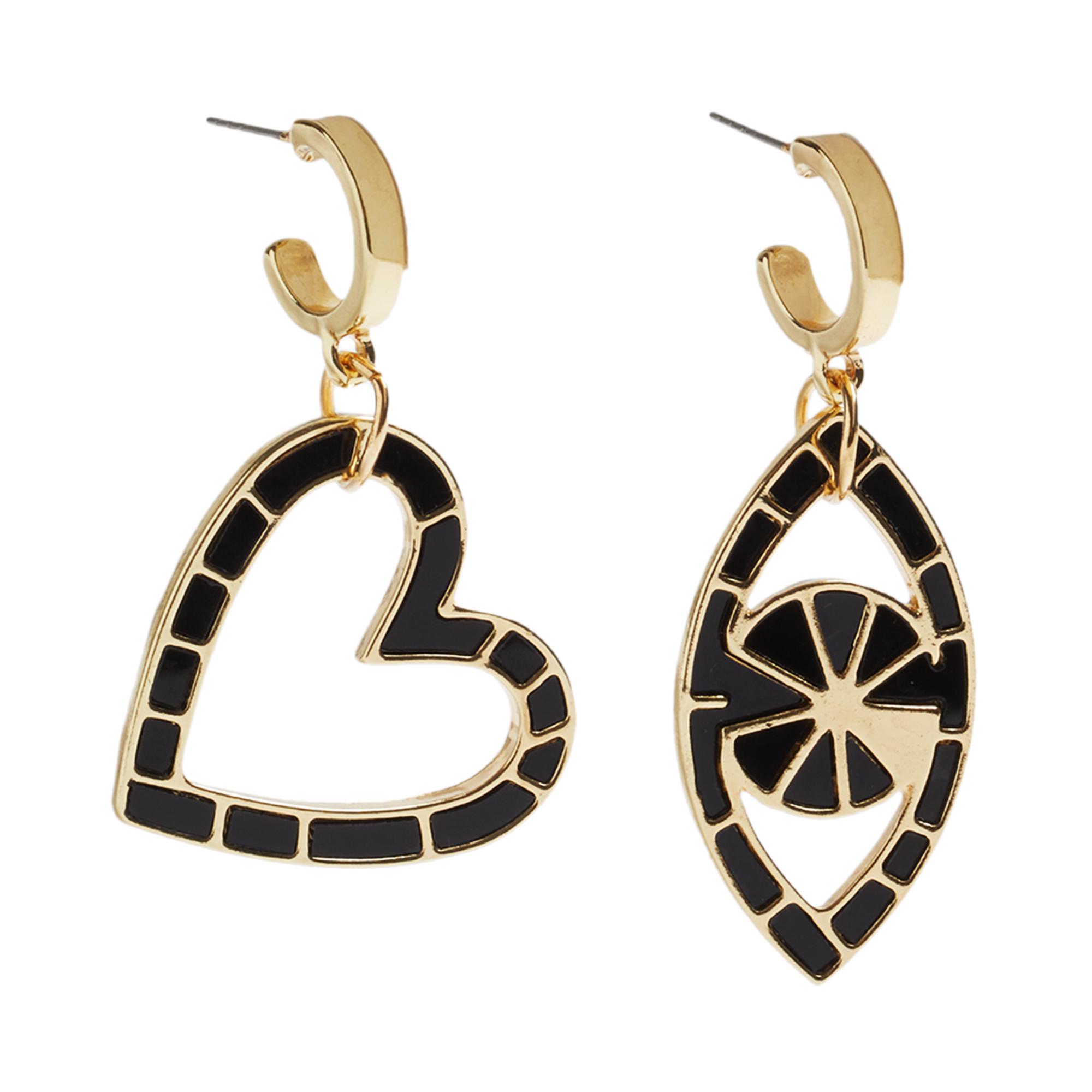 Жіночі сережки Parfois 191488 ONE Чорний