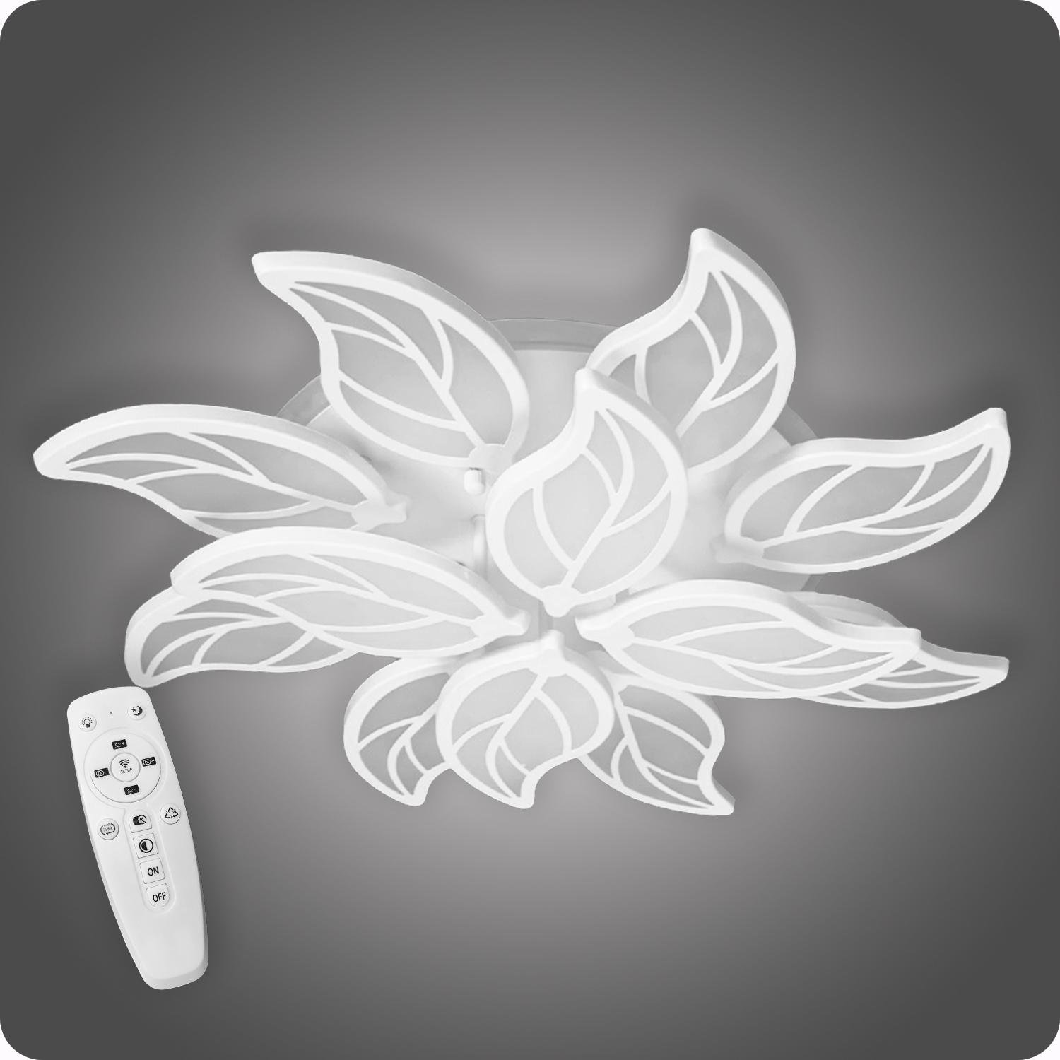 Люстра светодиодная 517 Dlight 3color с пультом 180 Вт Белый (01929) Люстра светодиодная 517 Dlight 3color с пультом 180 Вт Белый (01929)