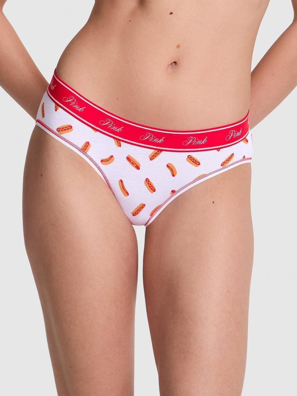 Трусики женские Victoria's Secret Logo Cotton Hiphugger S Белый (2841500414)