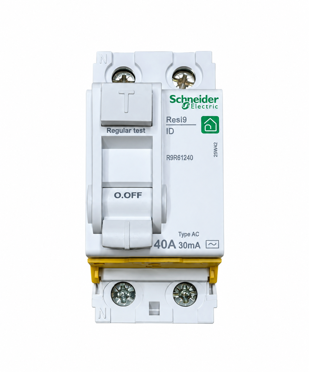 Дифференциальное реле 2-п. SCHNEIDER ELECTRIC RESI9 40A АС 30mA C2