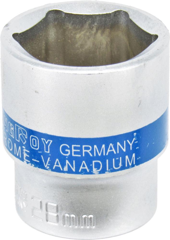 Головка торцевая низкая шестигранная KING ROY 1/2 28 мм (30230-28)