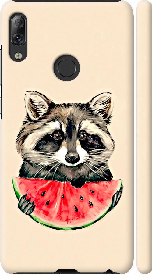 Чехол на Lenovo K5 Pro Енотик с арбузом (4605m-1608-42517)