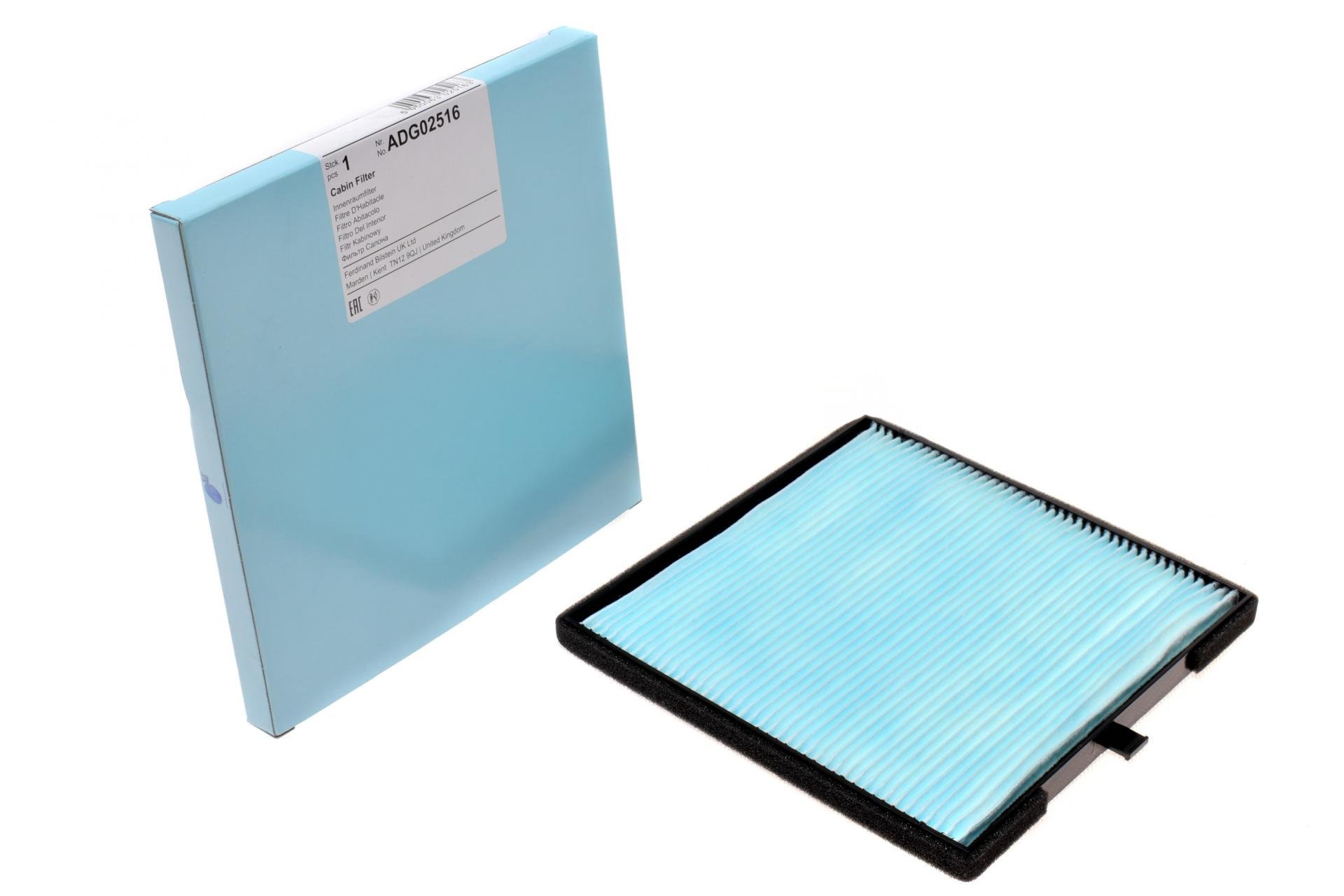 Фільтр салону BLUE PRINT для Hyundai i10 1,0-1,2 07- Kia Picanto 1,0-1,2 04- (ADG02516)