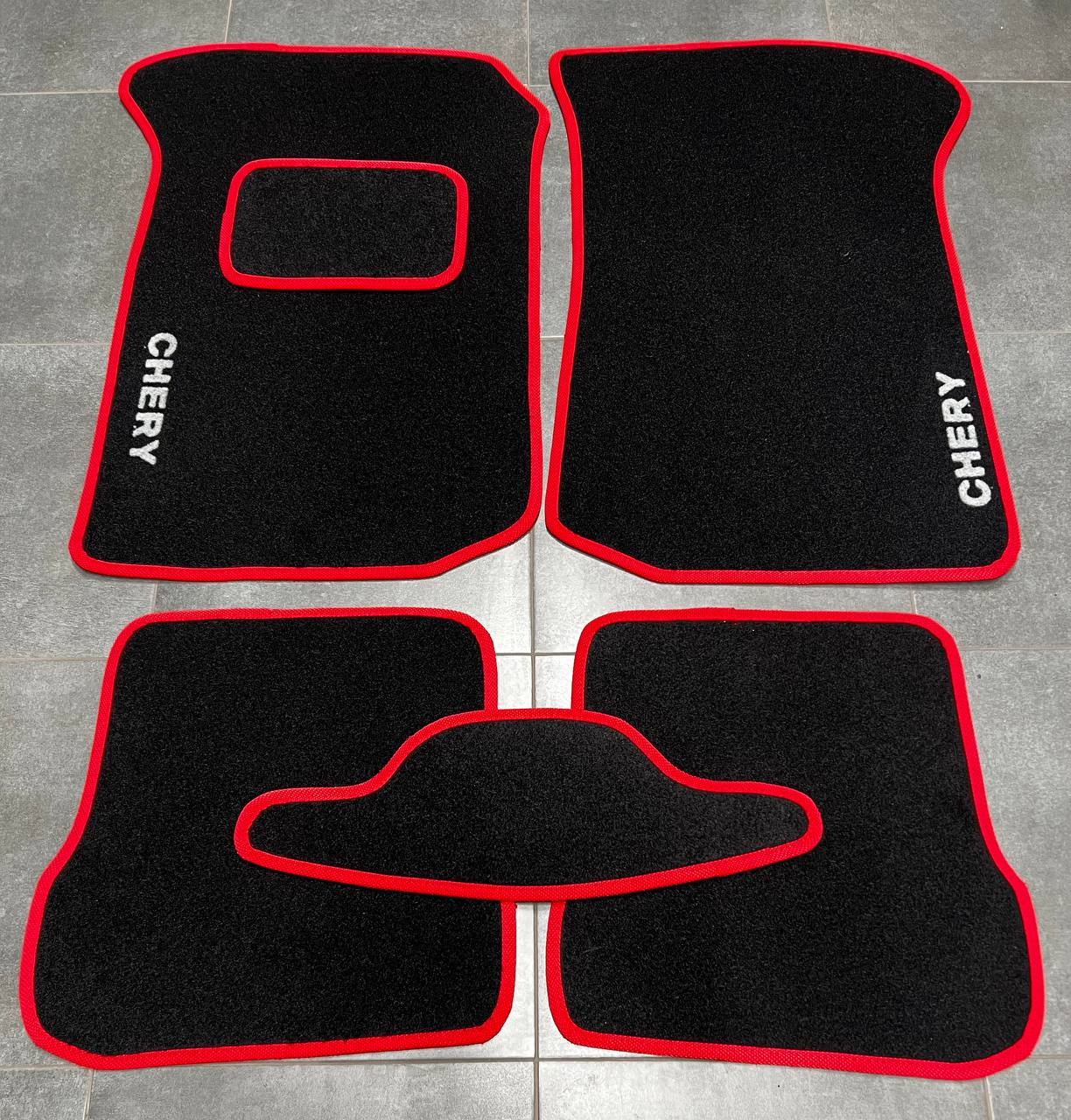 Килимки автомобільні ворсові в салон для Chery Amulet 2003-т. ч.