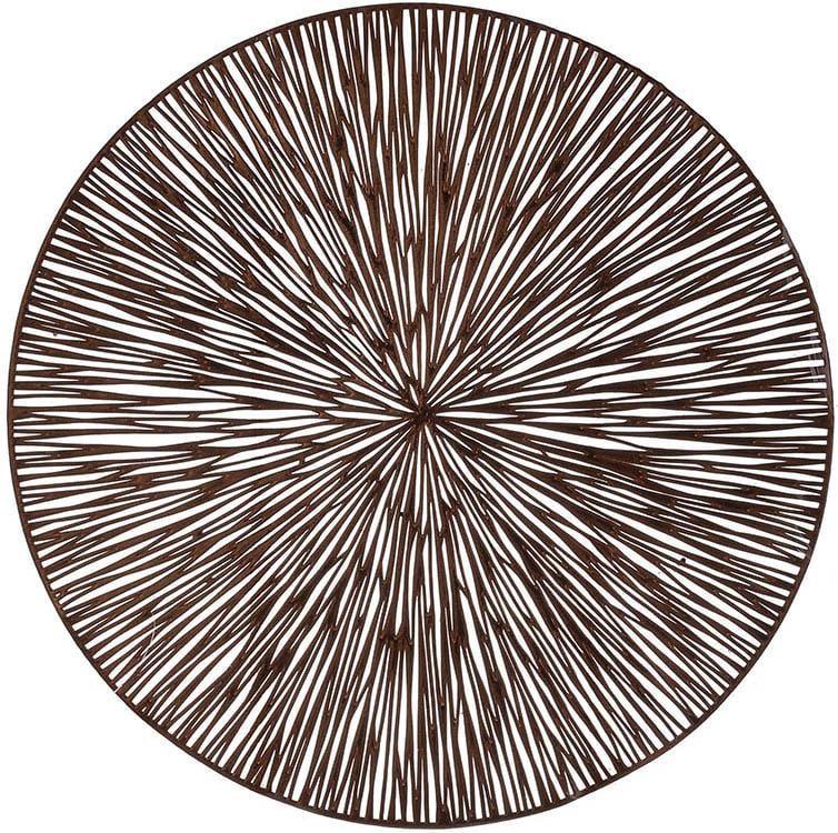 Набор 4 сервировочных коврика Margrese Modern Бронза Ø38см, плейсмат (подтарельники) - фото 1 Набор 4 сервировочных коврика Margrese Modern Бронза Ø38см, плейсмат (подтарельники) - фото 1