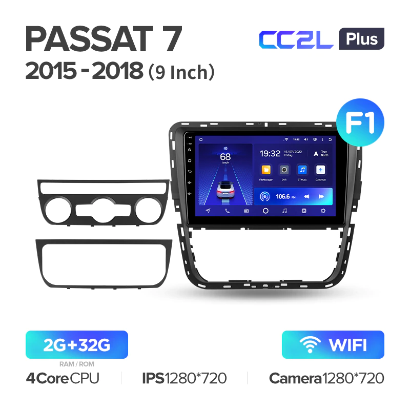 Автомагнитола штатная Teyes CC2L Plus 2/32 для Volkswagen Passat 7 B7 2015-2018 Android (1713308320) - фото 2