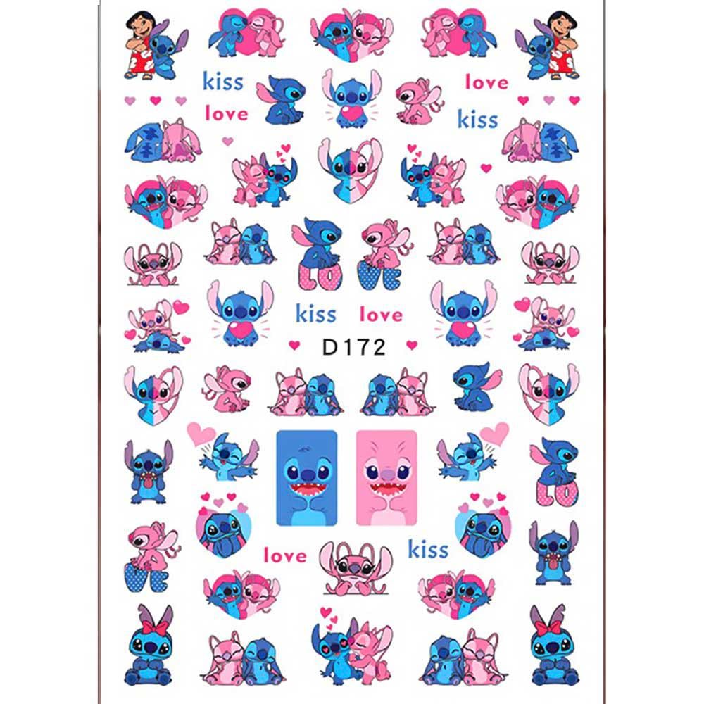 Набор наклеек для ногтей Лило и Стич (IY0046)