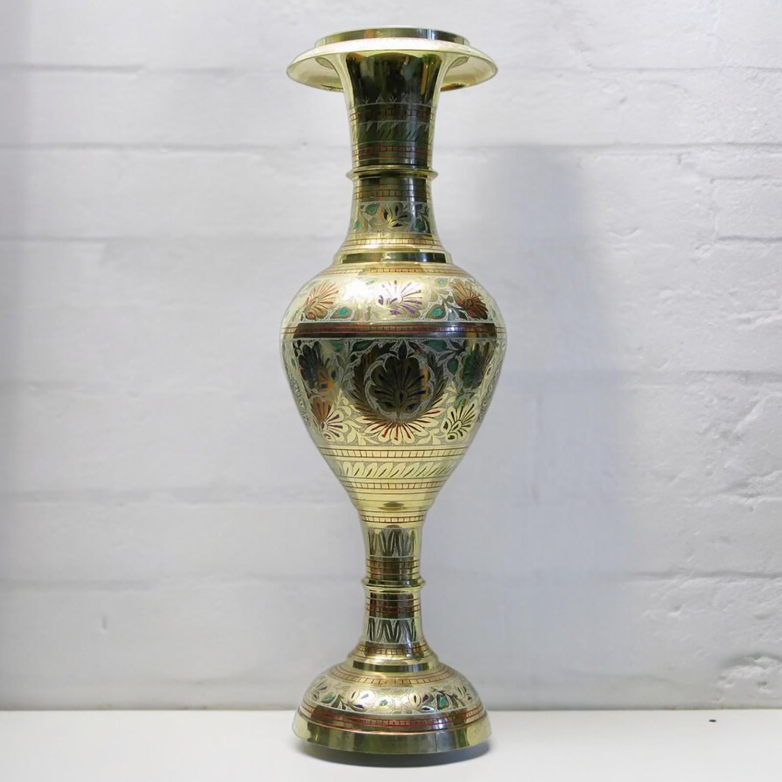 Ваза бронзова висока для квітів/букетів 51х15х15 см Ваза бронзова висока для квітів/букетів 51х15х15 см