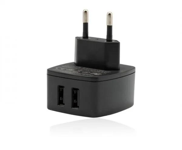 Зарядное устройство сетевое WK WP-U40 Martin 2,4 A 2USB 220 V EU Черный (6941027601808)