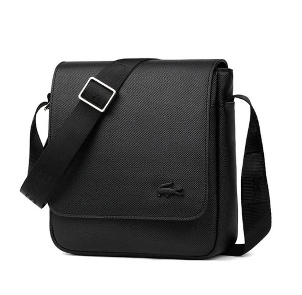 Сумка мужская Lacoste PU-кожа Черный (2027 PTR)