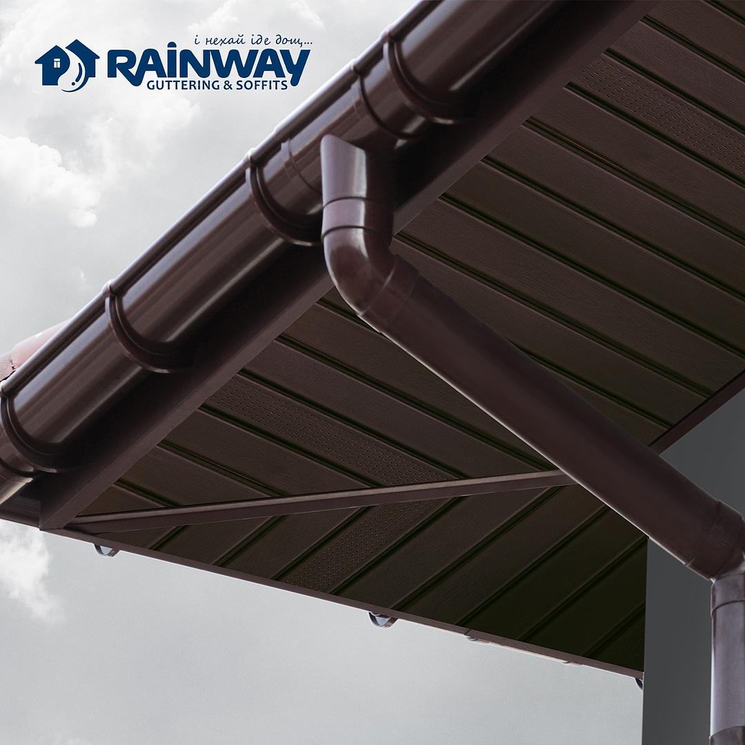 Угол желоба наружный RAINWAY 90° D 130 мм Зеленый RAL 6009 (10.130.09.003.RW) - фото 5