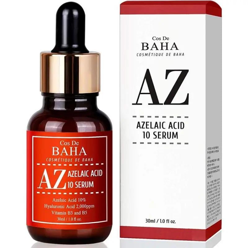 Сыворотка с азелаиновой кислотой противовоспалительная Cos De BAHA AZ Azelaic Acid 10 serum 30 мл (10624892)