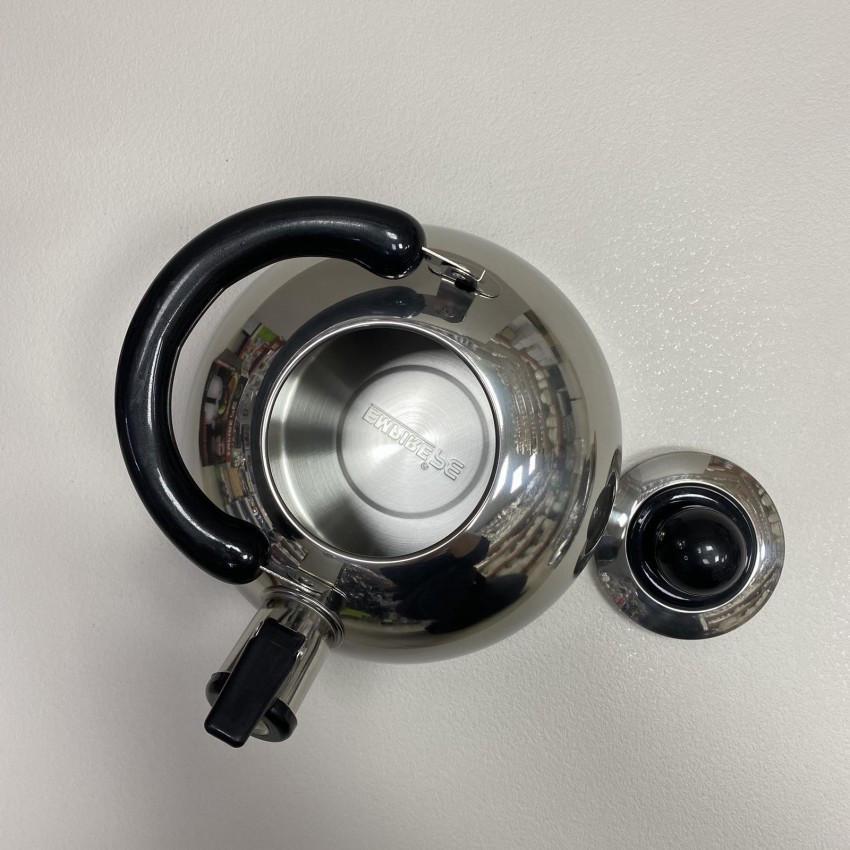 Чайник Empire EM-7715 з нержавіючої сталі зі свистком 2,5 л (2228464856) - фото 2 Чайник Empire EM-7715 з нержавіючої сталі зі свистком 2,5 л (2228464856) - фото 2