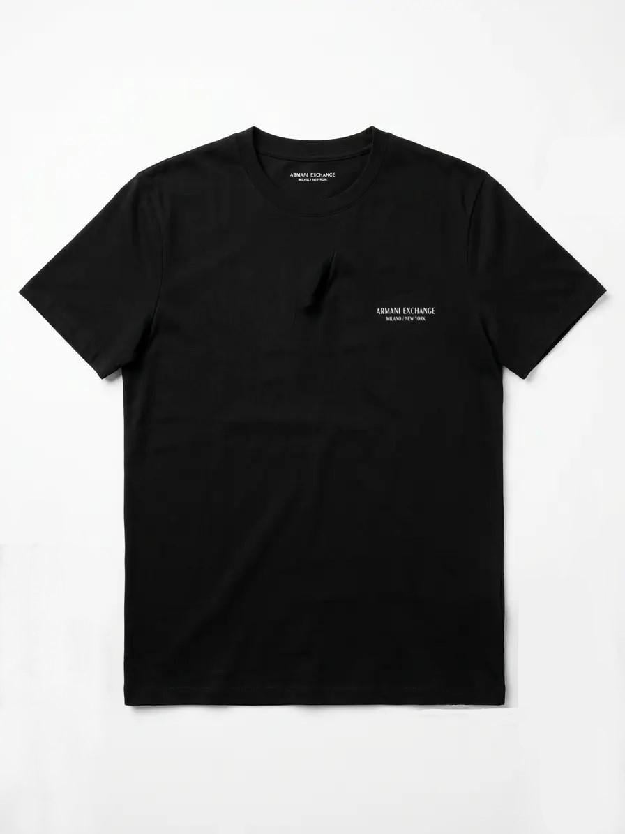 Футболка чоловіча Armani exchange Milano/New York AX-2308Black 4XL