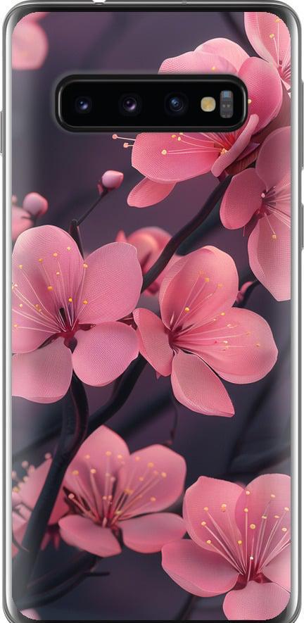 Чехол на Samsung Galaxy S10 Пурпурная сакура (6075u-1640-42517)