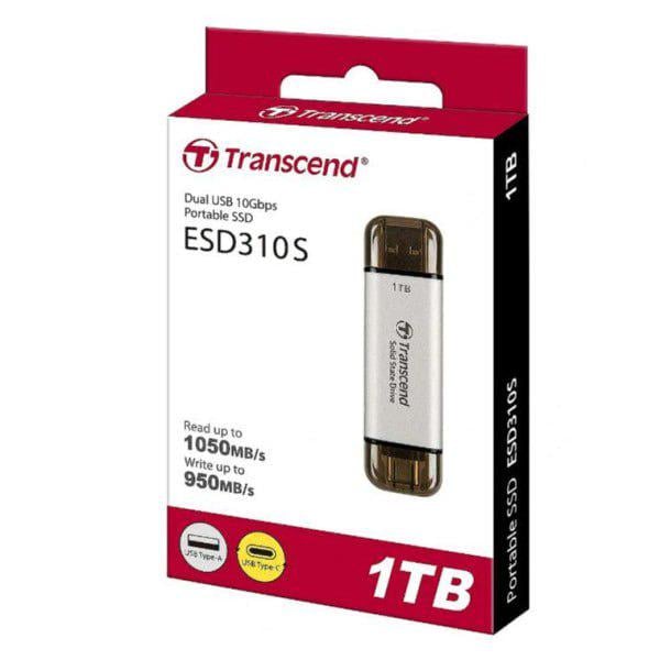 SSD-диск Transcend ESD310 1 TB Silver (TS1TESD310S)