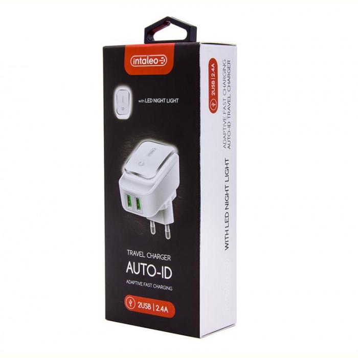Зарядний пристрій мережевий Intaleo TCL242 2USB 2,4A White (1283126481130) - фото 2 Зарядний пристрій мережевий Intaleo TCL242 2USB 2,4A White (1283126481130) - фото 2