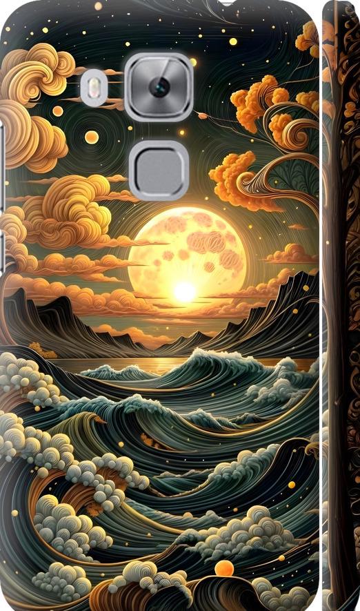 Чехол на Huawei Nova Plus Арт волны (6332m-961-42517)