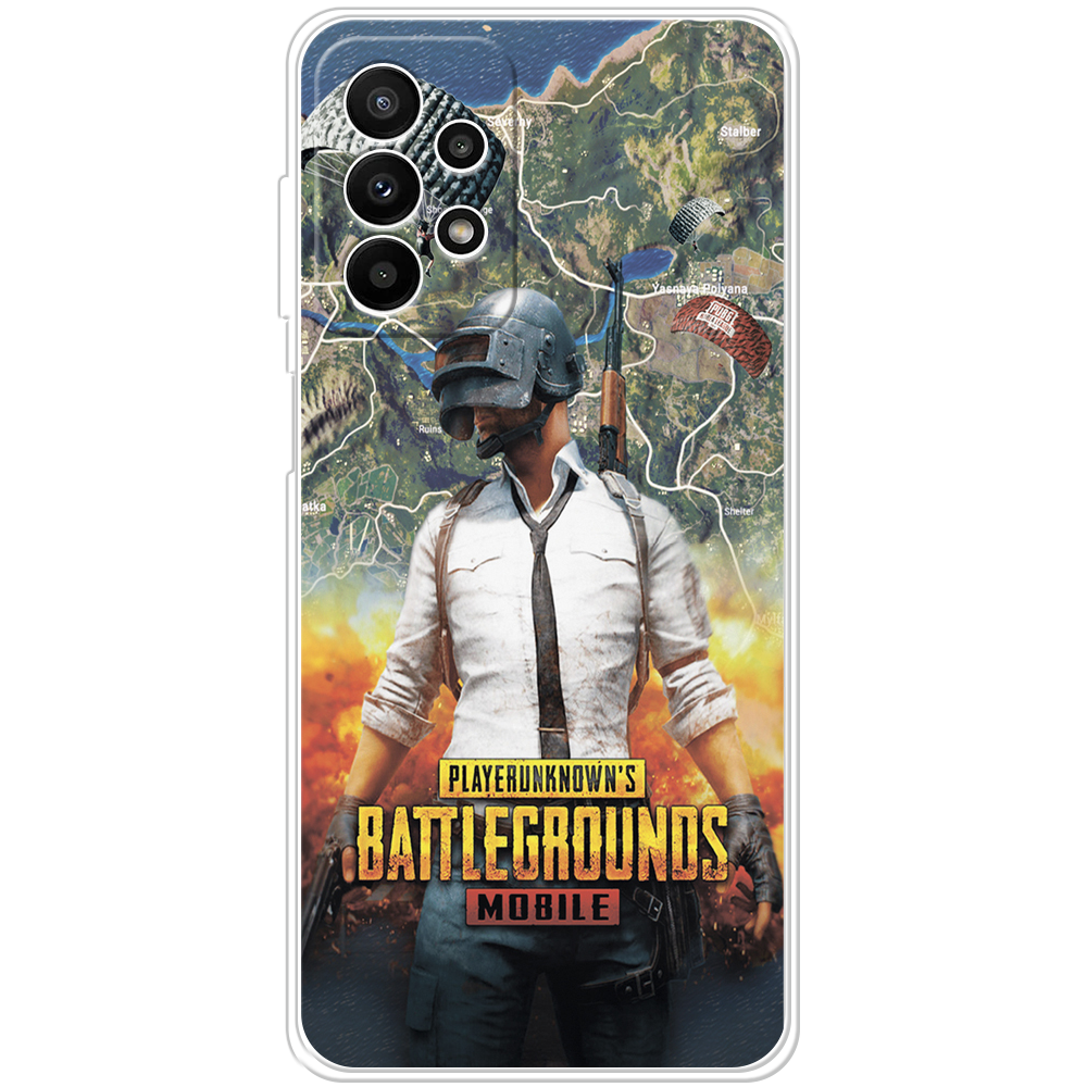 Чехол BoxFace Samsung Galaxy A23 (A235) PUBG Mobile Прозрачный силикон (44373-up2309-44373)
