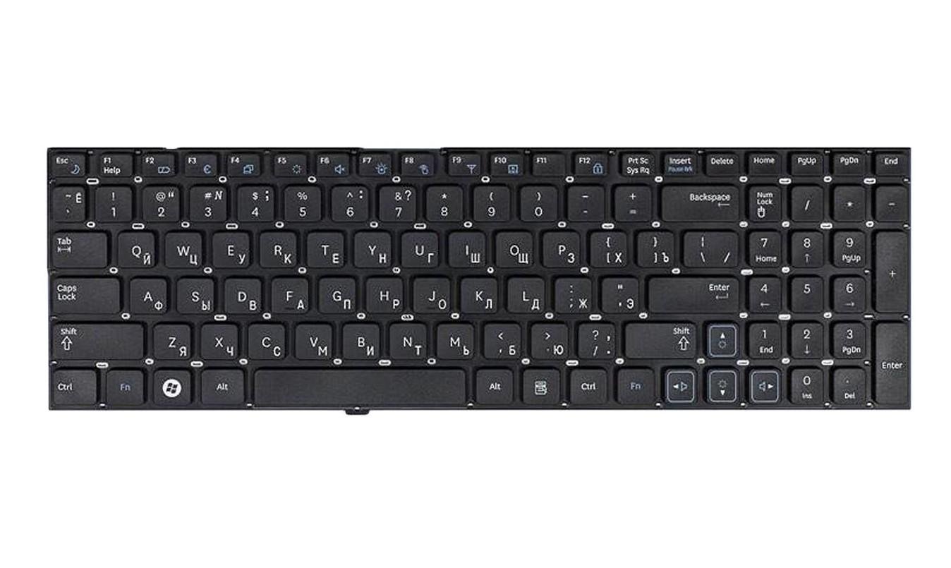 Клавиатура для ноутбука Samsung NP-RV520-S0NRU матовая (BA59-02941D)