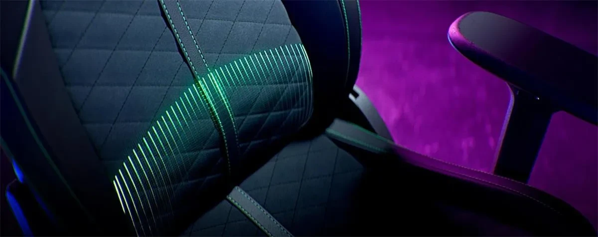 Комп'ютерне крісло геймерське Razer Enki Pro Alkantara Black (RZ38-03710100-R3G1) - фото 10