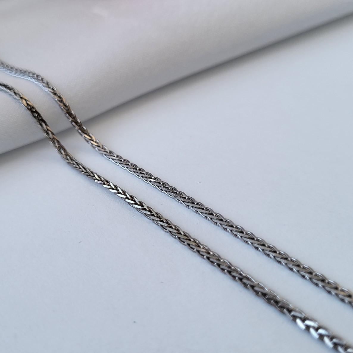 Цепочка круглая из серебра 40 см 925 проба 4,05 г (30355402)