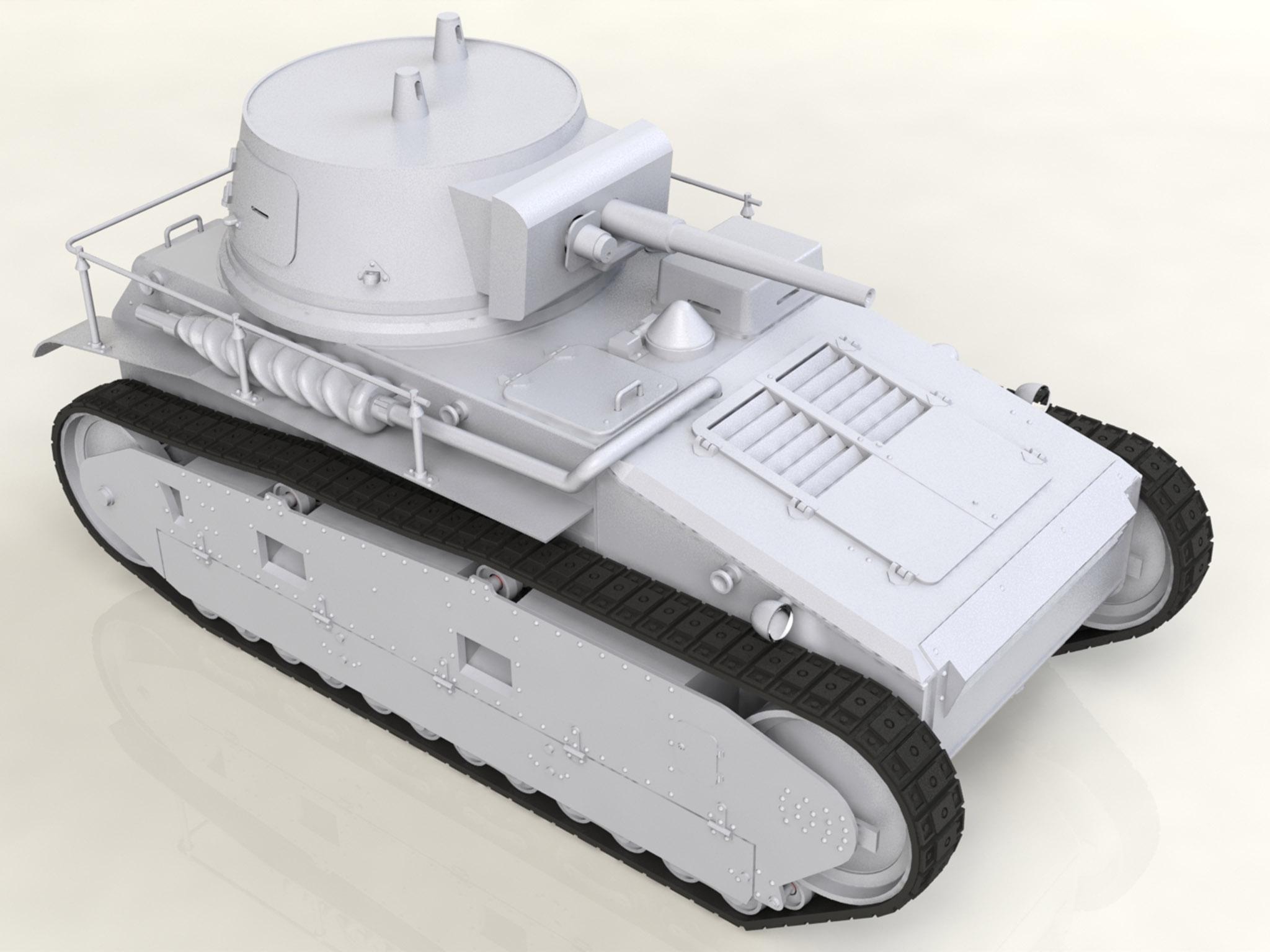 Сборная модель ICM Leichttraktor Rheinmetall 1930 немецкий танк (35330) - фото 17