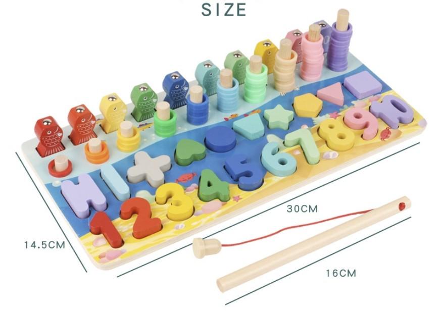 Обучающий планшет для изучения цифр форм и цветов деревянный Разноцветный - фото 6 Обучающий планшет для изучения цифр форм и цветов деревянный Разноцветный - фото 6