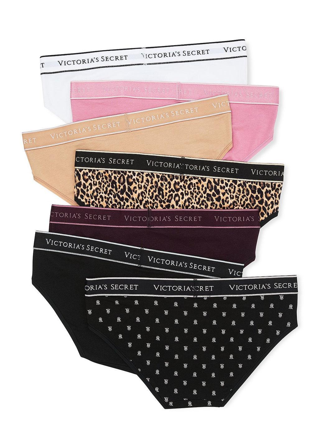 Набор трусиков Victoria Secret XS 7 шт. Разноцветный (144000426061QD7XS) - фото 2