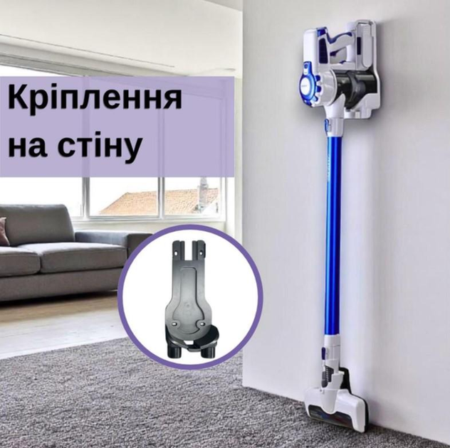 Пилосос акумуляторний Rainberg RB-2301 з LED-підсвіткою та HEPA-фільтром 2500 Вт (ML-04975) - фото 2 Пилосос акумуляторний Rainberg RB-2301 з LED-підсвіткою та HEPA-фільтром 2500 Вт (ML-04975) - фото 2