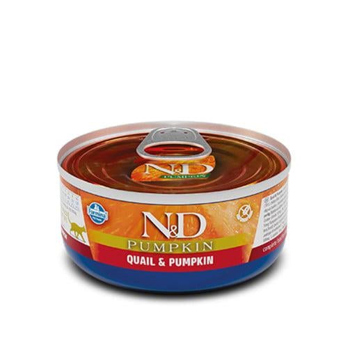 Корм для кошек влажный Farmina N&D Grain Free Pumpkin Quail беззерновой с тыквой и перепелом 70 г