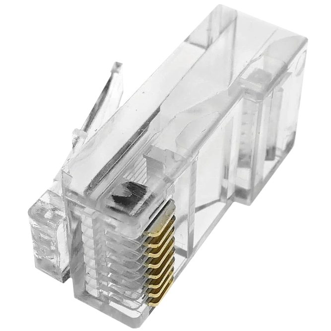 Конектор з'єднувальний RJ45 неекранований категорія 5e 100 шт. (2983439049) Конектор з'єднувальний RJ45 неекранований категорія 5e 100 шт. (2983439049)