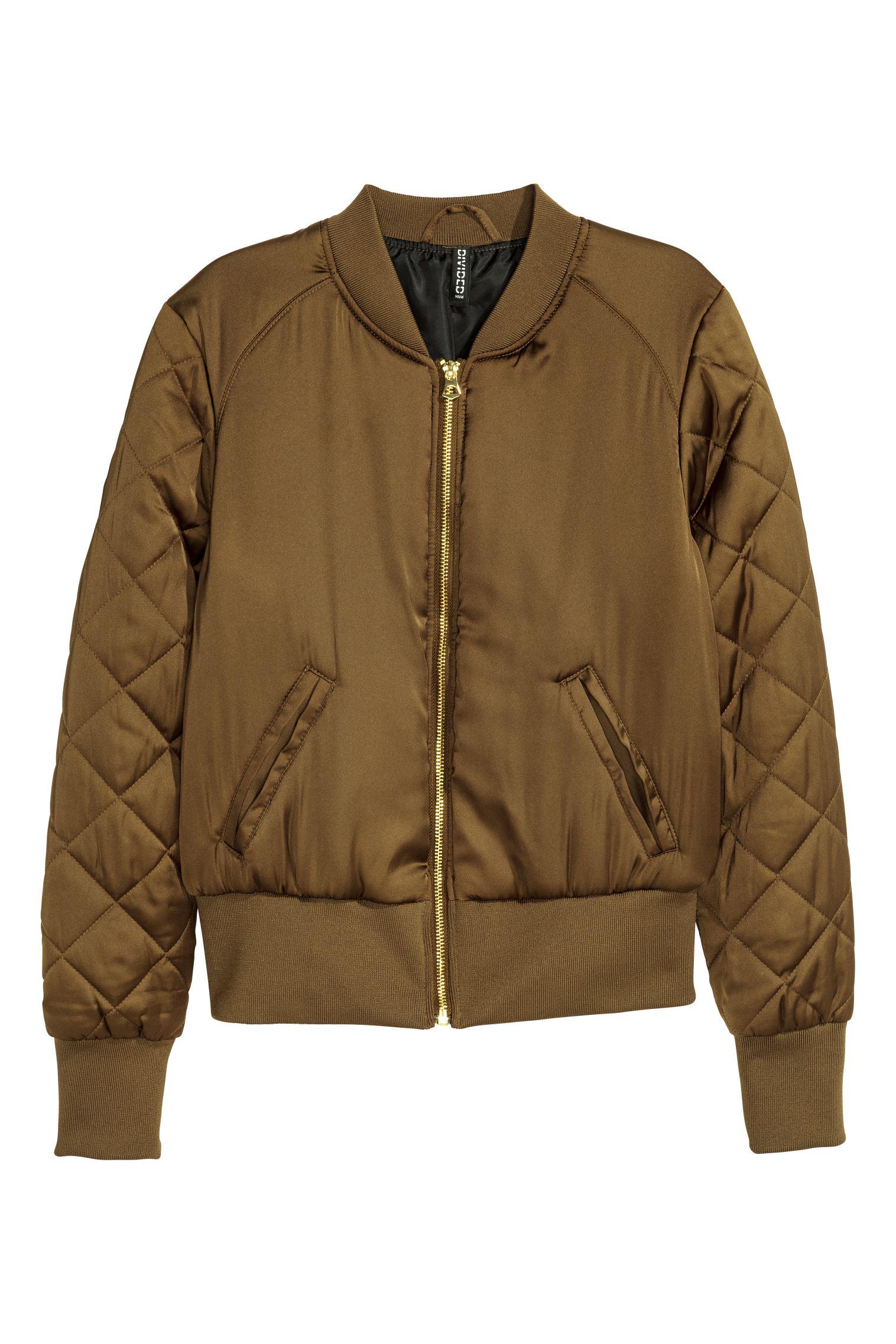 Бомбер H&M р. 32 Оливковий (10033145224) - фото 2