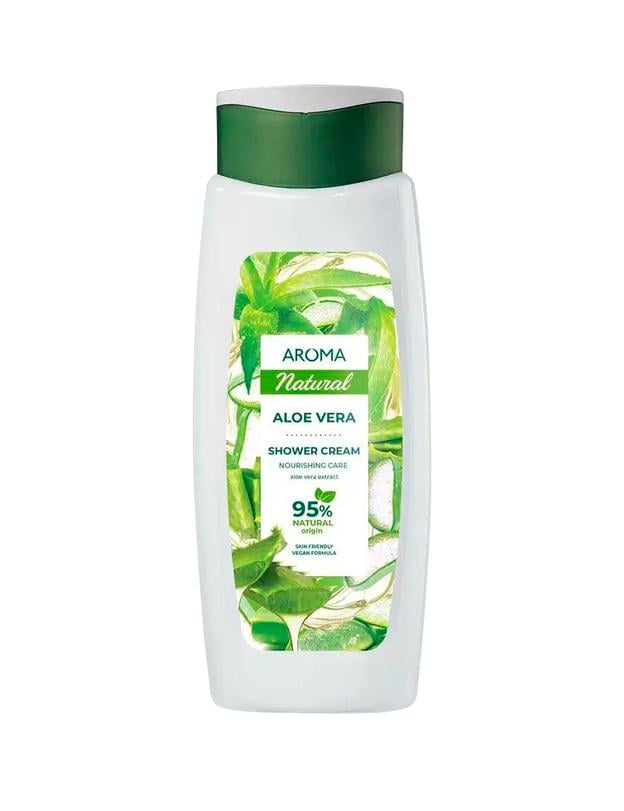 Крем для душа Aroma Natural Aloe Vera 400 мл (Aroma23483)