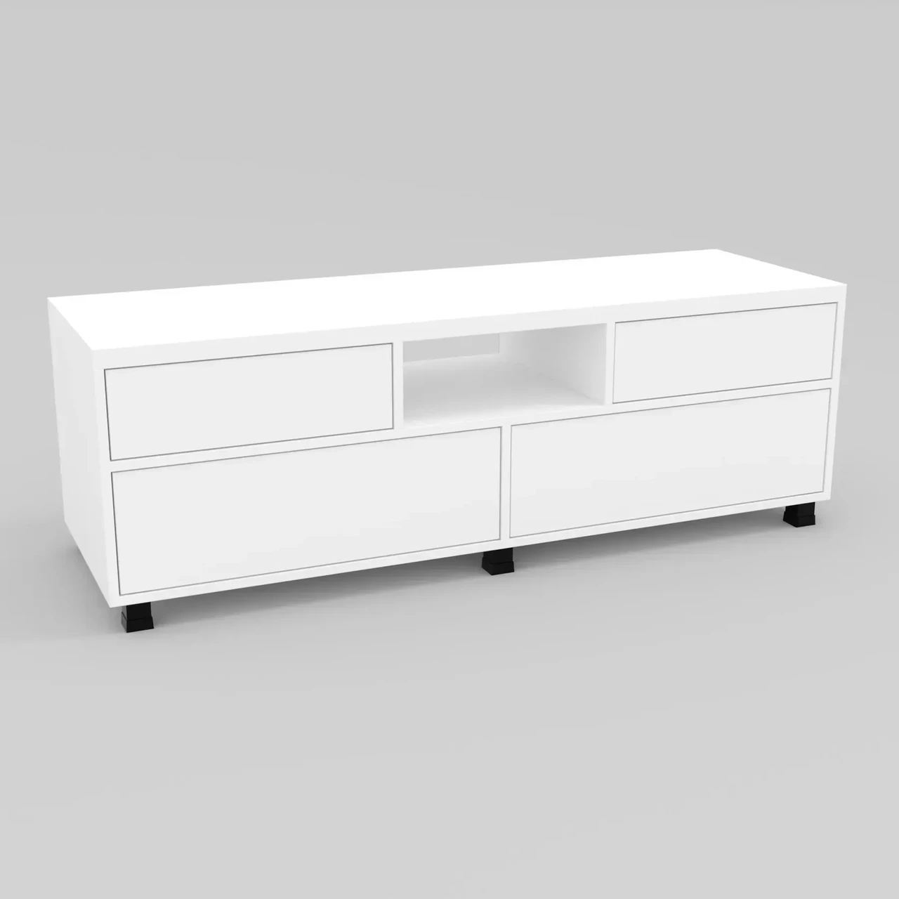Тумба под TV Kontinent №3 140х45х47,5 см Белый (83492587)