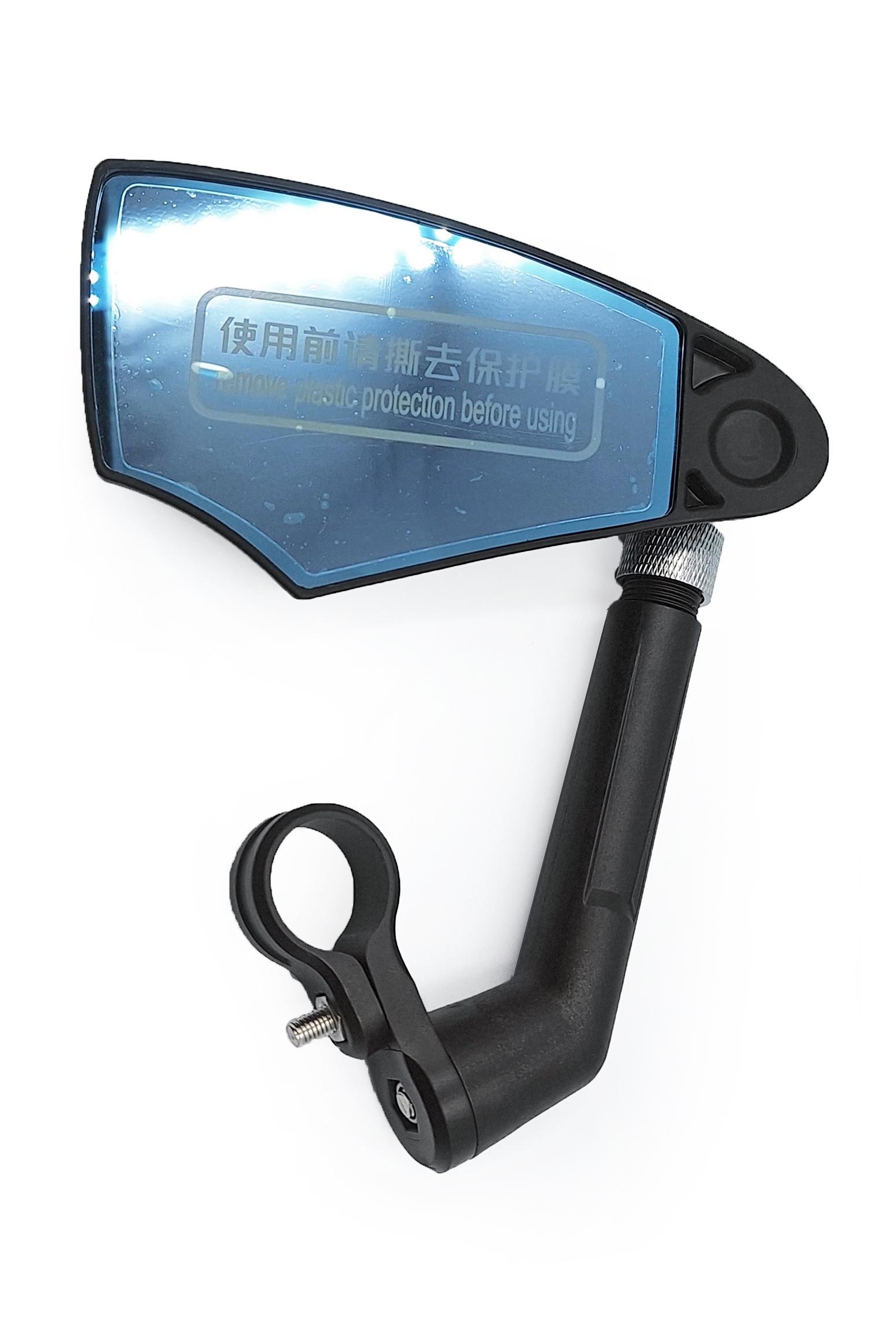 Дзеркало для велосипеда West Biking YP0720045 на кермо праве телескопічне 360° Чорний (G0001273) - фото 2 Дзеркало для велосипеда West Biking YP0720045 на кермо праве телескопічне 360° Чорний (G0001273) - фото 2