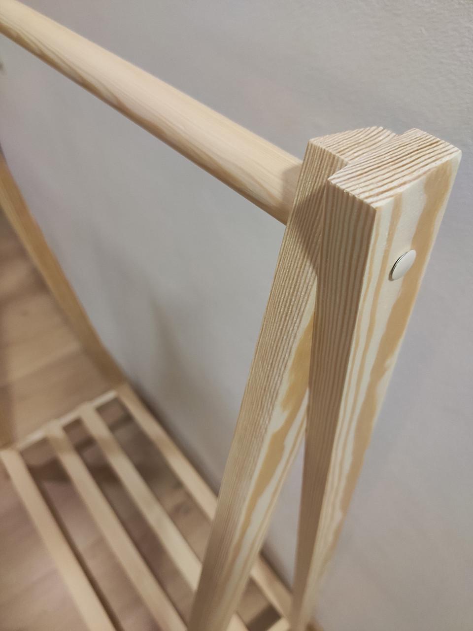 Стійка для дитячого одягу підлогова дерев'яна (2161221197) - фото 5 Стійка для дитячого одягу підлогова дерев'яна (2161221197) - фото 5