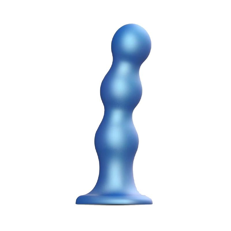 Насадка для страпона на присоске Strap-On-Me Dildo Plug Balls XL 16,5 см Синий (54139)