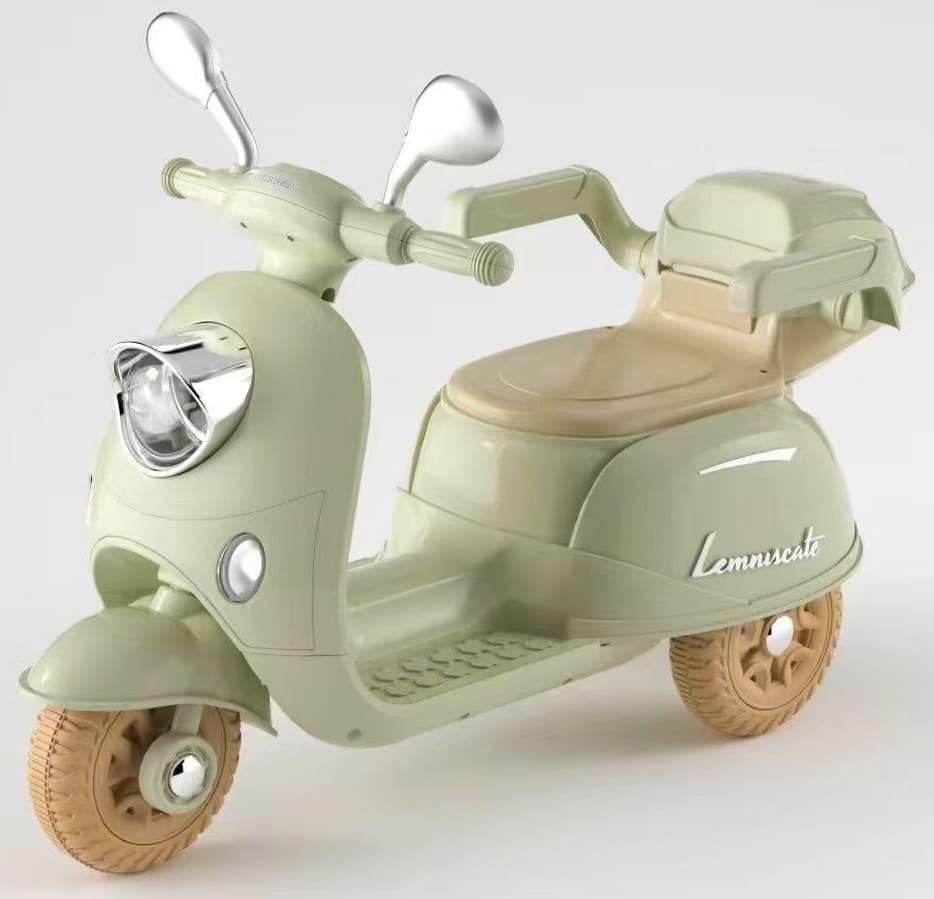 Детский электроскутер Lolly Kids LKT-266 Салатовый (9848) Детский электроскутер Lolly Kids LKT-266 Салатовый (9848)