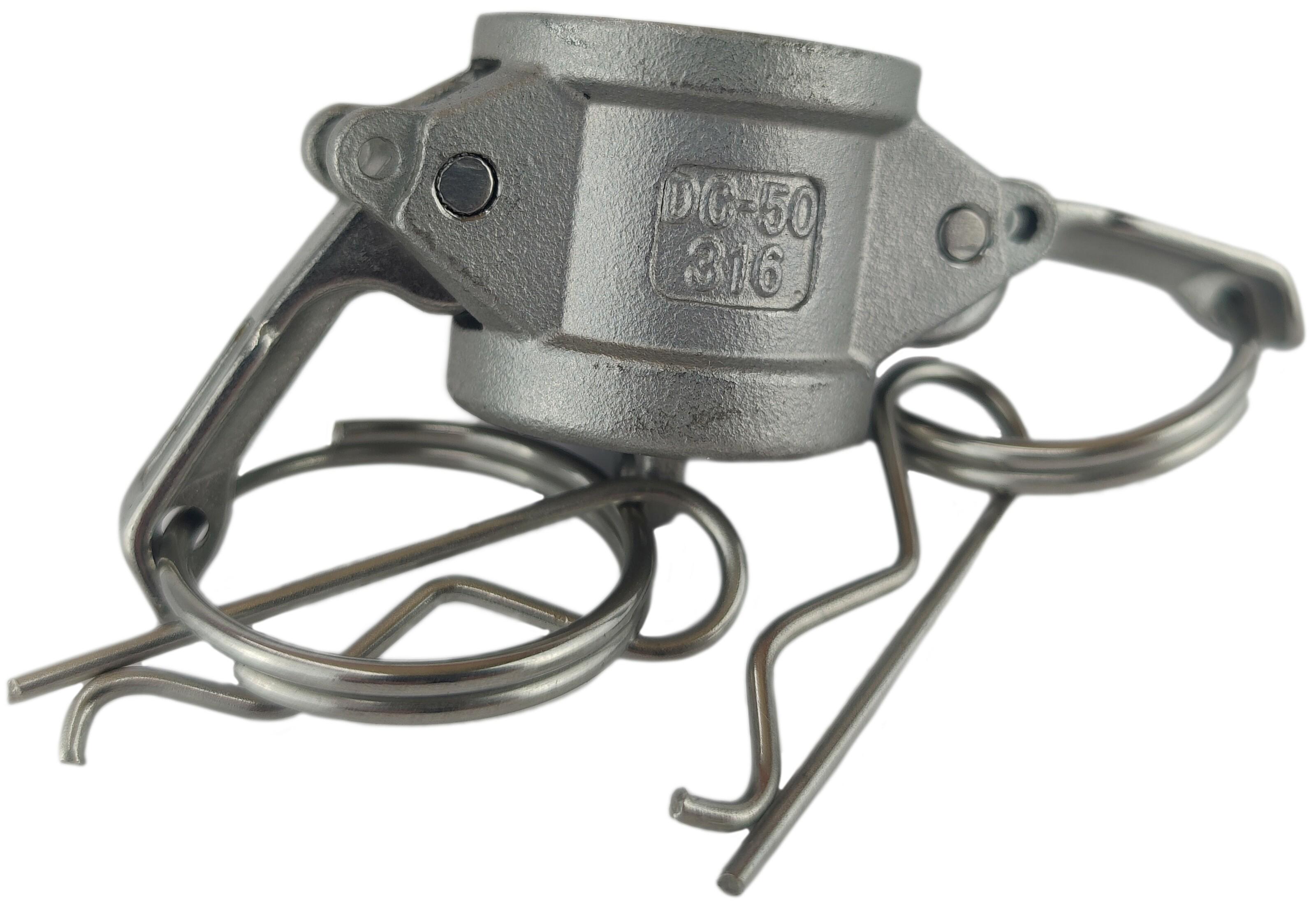Муфта camlock тип DС для штуцеров ШРЗ нержавеющая сталь DC-050 1/2" (50262008) Муфта camlock тип DС для штуцеров ШРЗ нержавеющая сталь DC-050 1/2" (50262008)