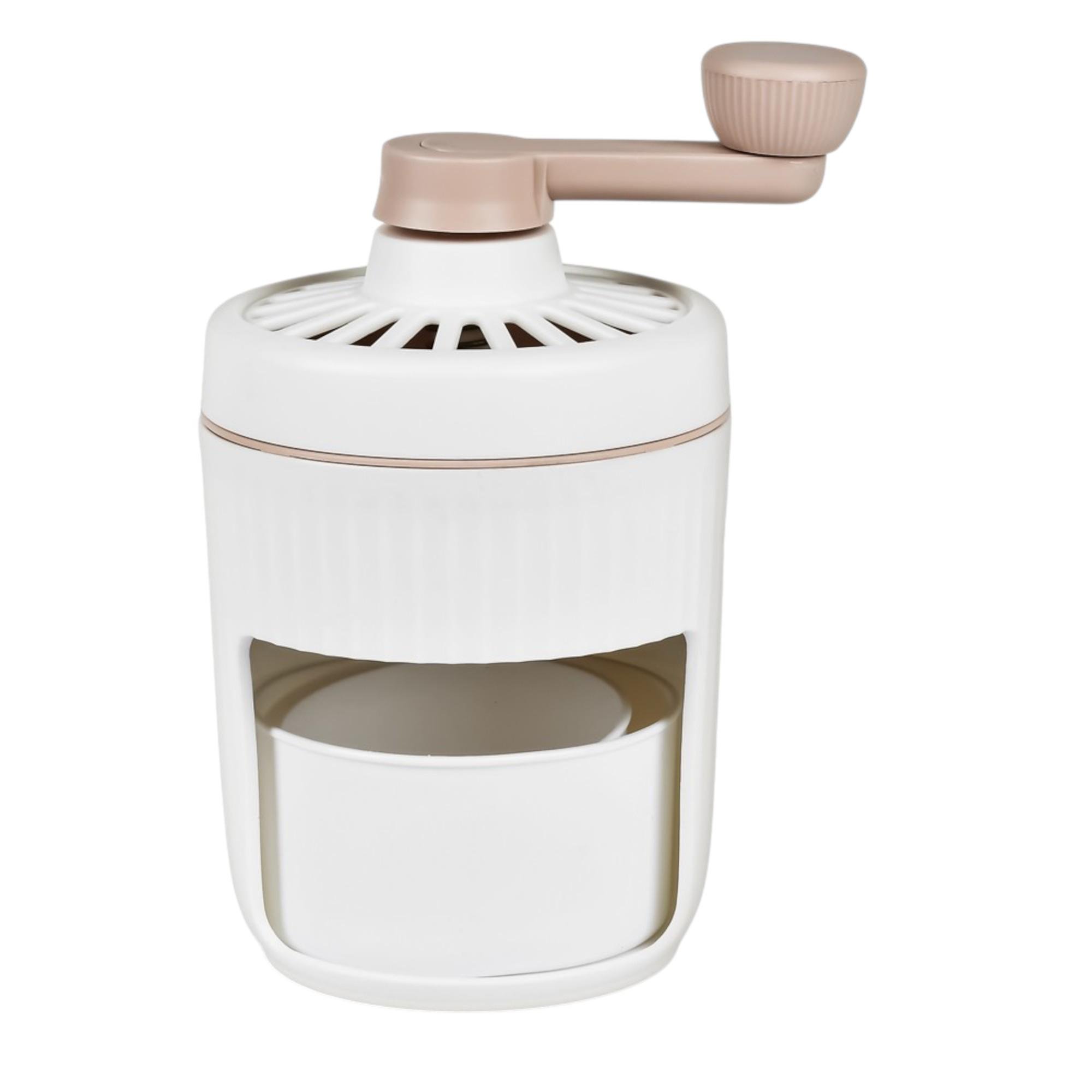 Измельчитель льда с контейнером Stenson R97217 17х13 см Белый с бежевым (28100641)