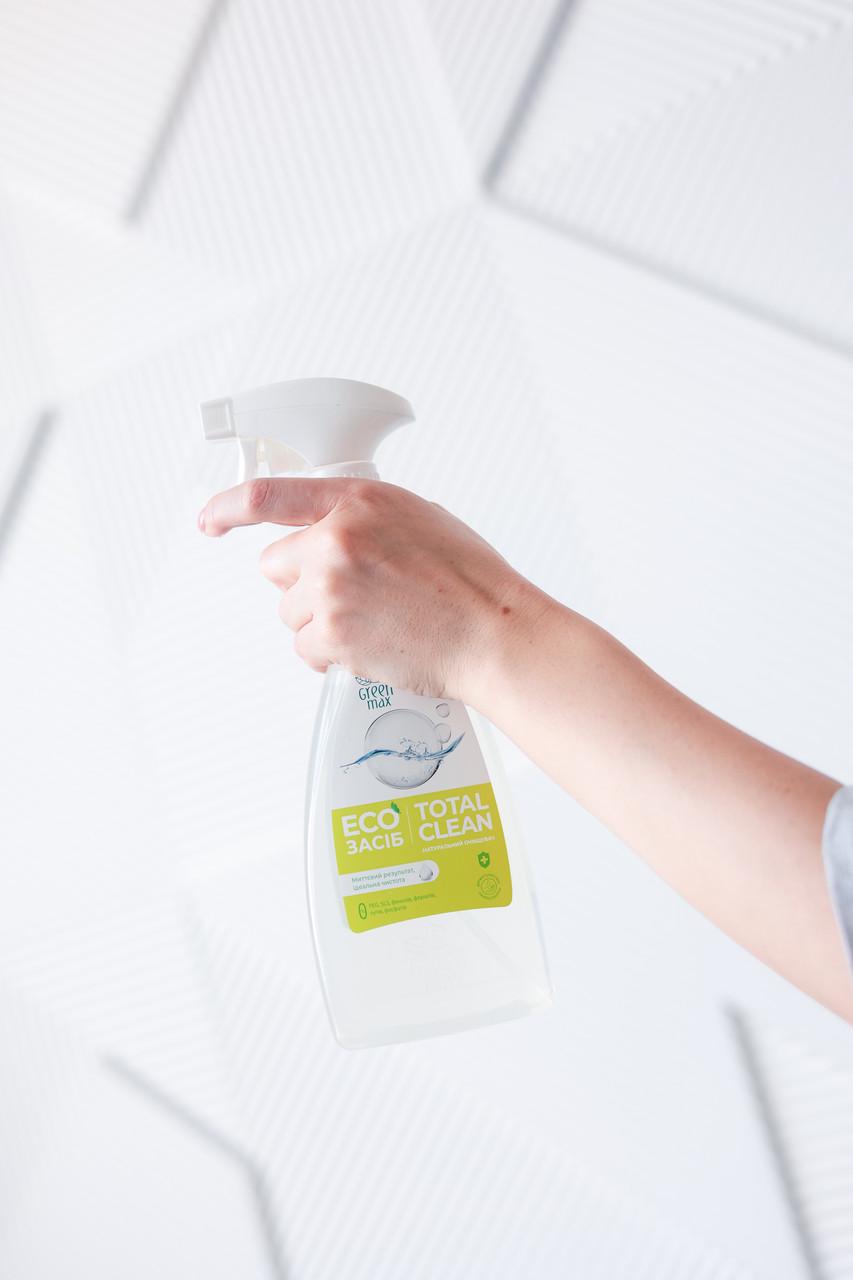 Еко засіб для очищення поверхонь Green Max Total Сlean з розпилювачем 500 мл (2244412800) - фото 7